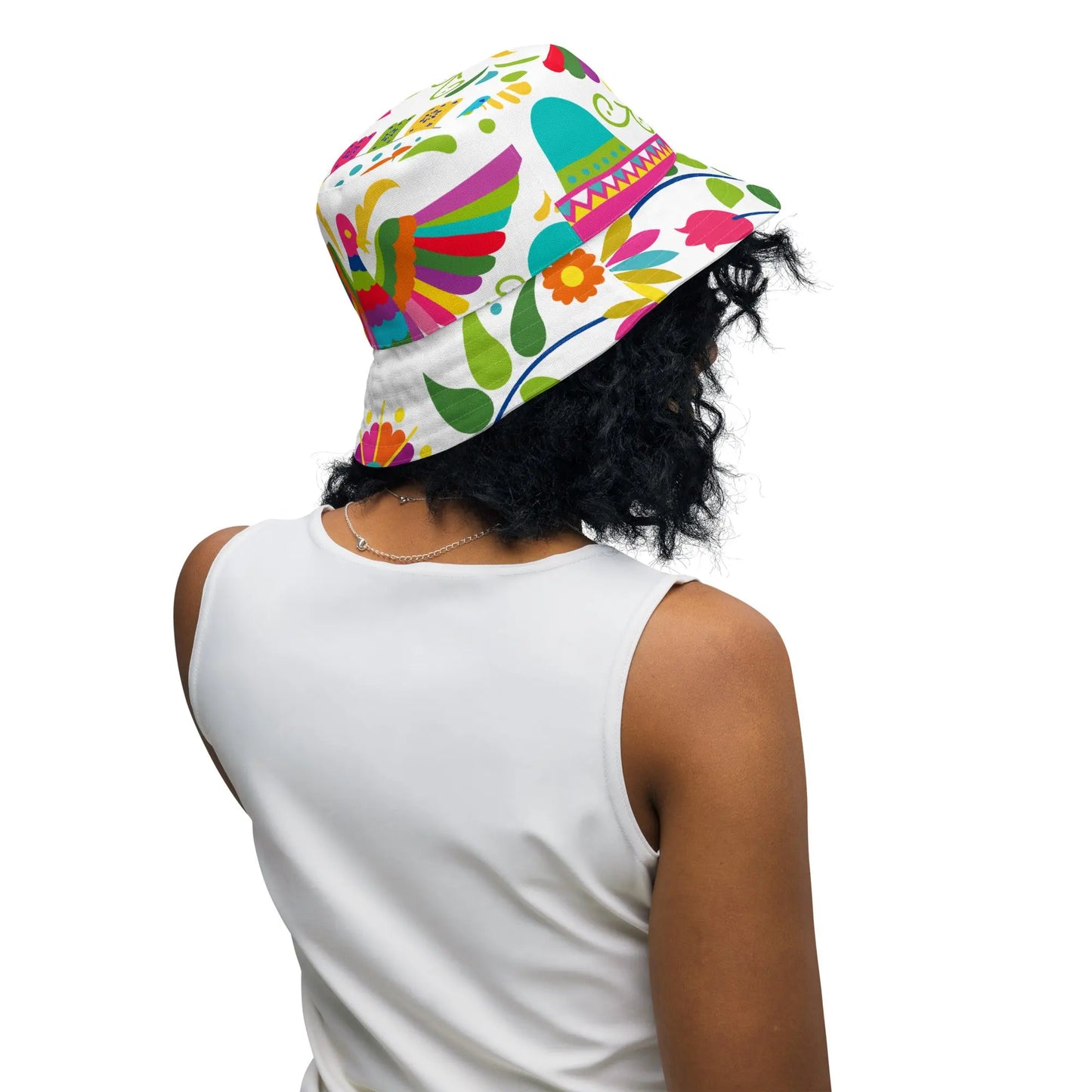 CANCUN Reversible Bucket Hat - Premium Bucket Hat from The Wishful Fish - Just $28! Shop now at The Wishful Fish