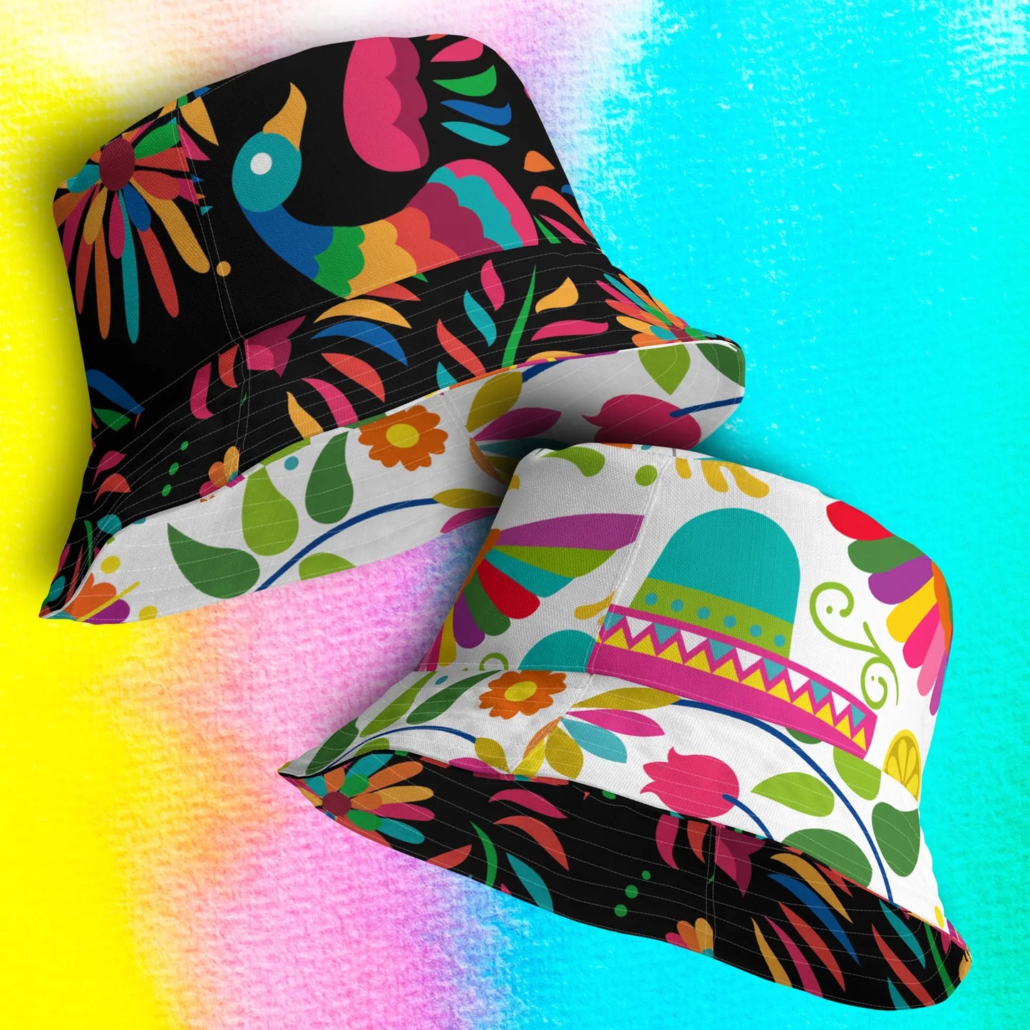 CANCUN Reversible Bucket Hat - Premium Bucket Hat from The Wishful Fish - Just $28! Shop now at The Wishful Fish