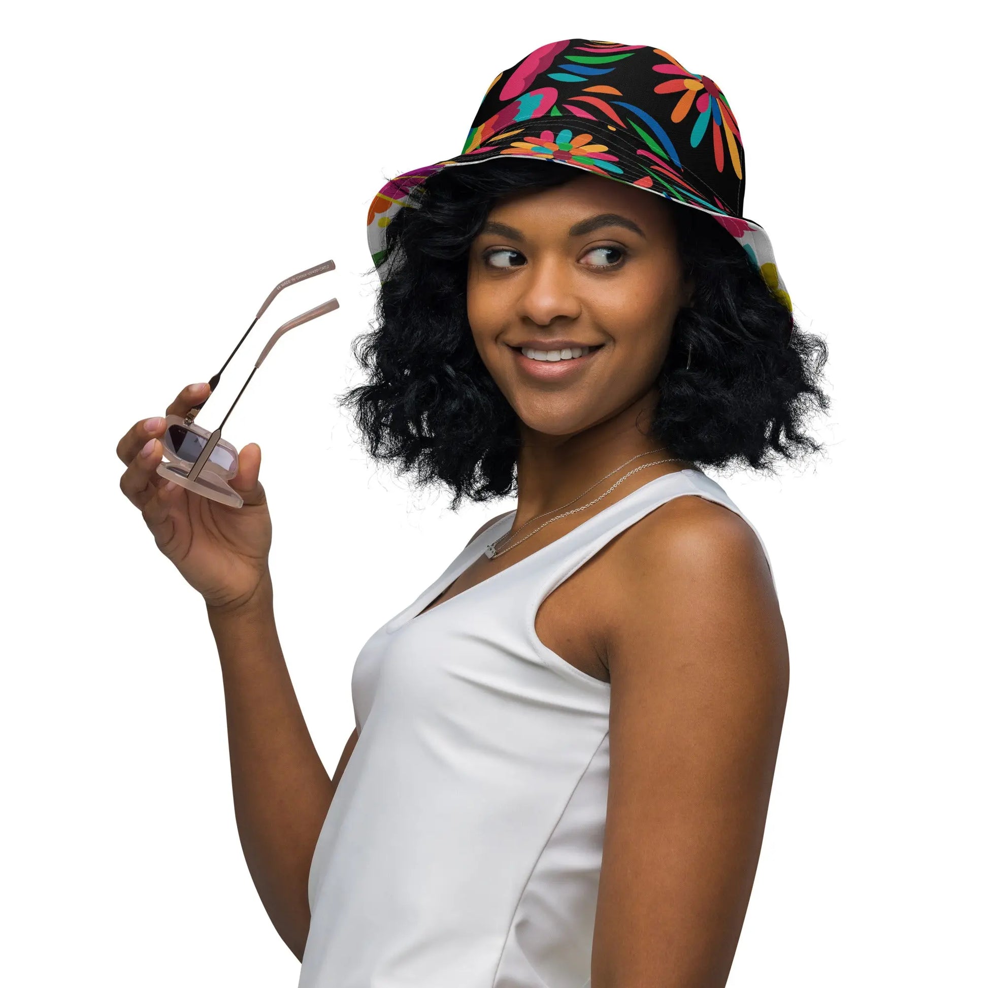 CANCUN Reversible Bucket Hat - Premium Bucket Hat from The Wishful Fish - Just $28! Shop now at The Wishful Fish