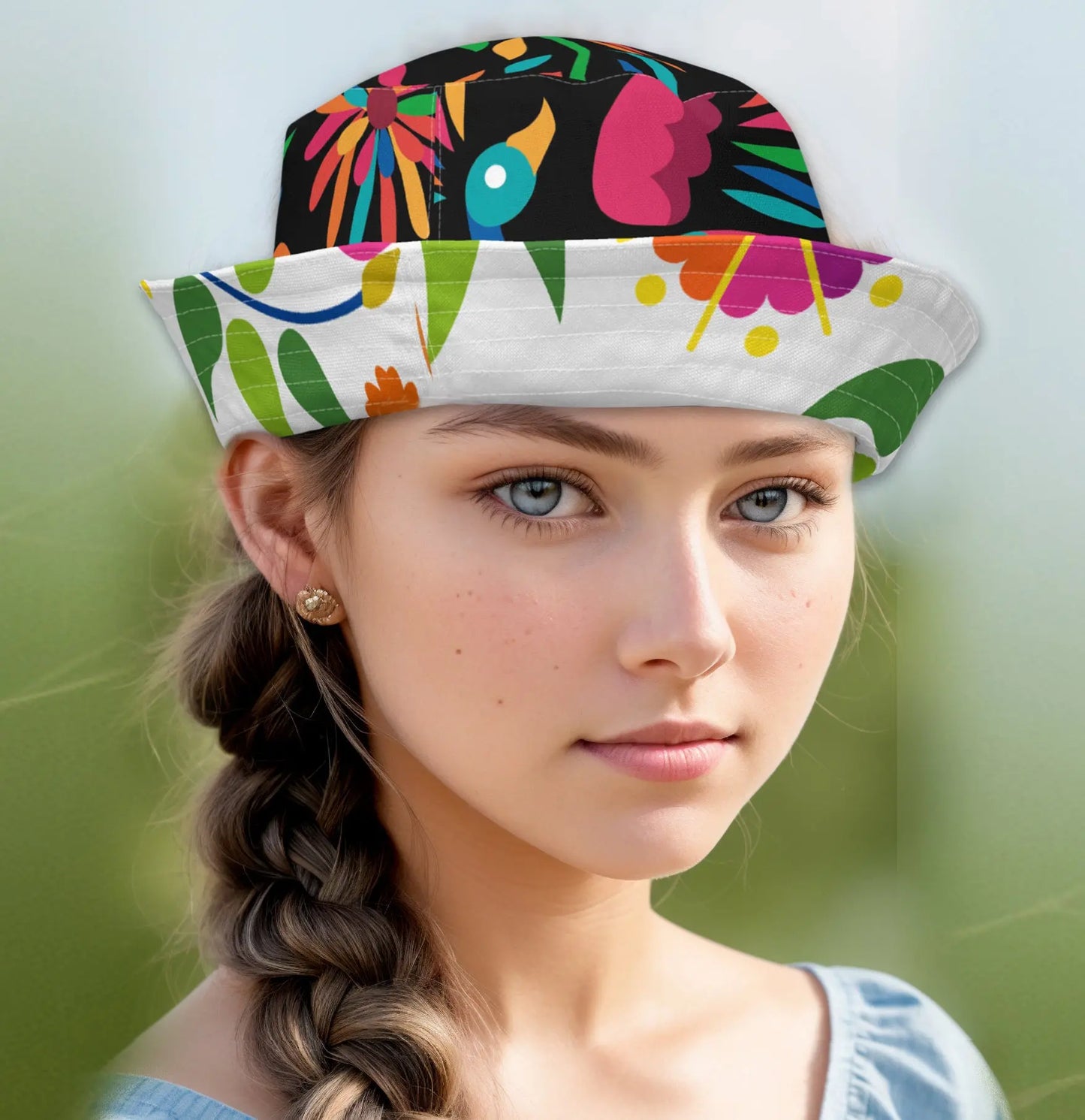 CANCUN Reversible Bucket Hat - Premium Bucket Hat from The Wishful Fish - Just $28! Shop now at The Wishful Fish