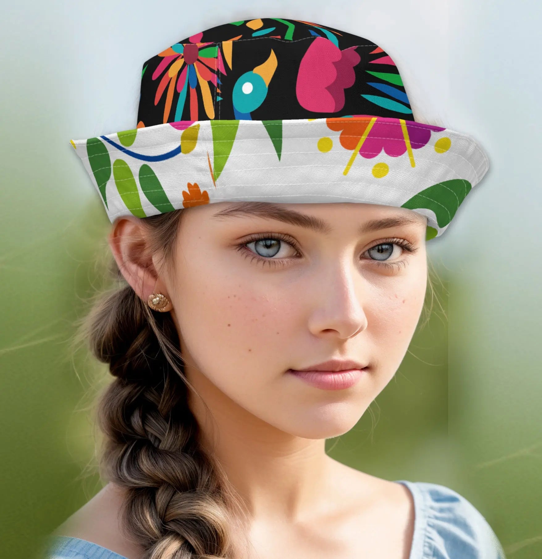 CANCUN Reversible Bucket Hat - Premium Bucket Hat from The Wishful Fish - Just $28! Shop now at The Wishful Fish