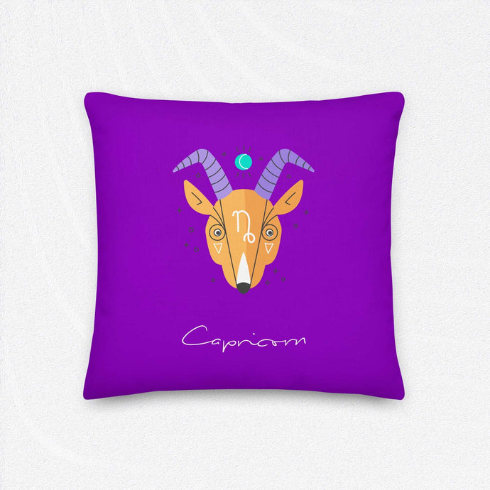 CAPRICORN Zodiac Pillow - Premium Accent Pillow from The Wishful Fish - Just $29! Shop now at The Wishful Fish