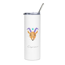 Load image into Gallery viewer, CAPRICORN Zodiac Tumbler - Premium Tumbler from The Wishful Fish - Just $28! Shop now at The Wishful Fish
