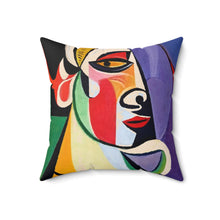 Load image into Gallery viewer, CHIC LADY Throw Pillow - Premium Throw Pillow from The Wishful Fish - Just $28! Shop now at The Wishful Fish
