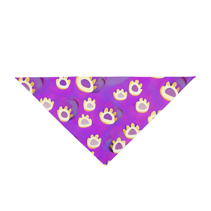 COLORFUL PAW PRINTS Pet Bandana - Premium Pet Bandana from The Wishful Fish - Just $22! Shop now at The Wishful Fish