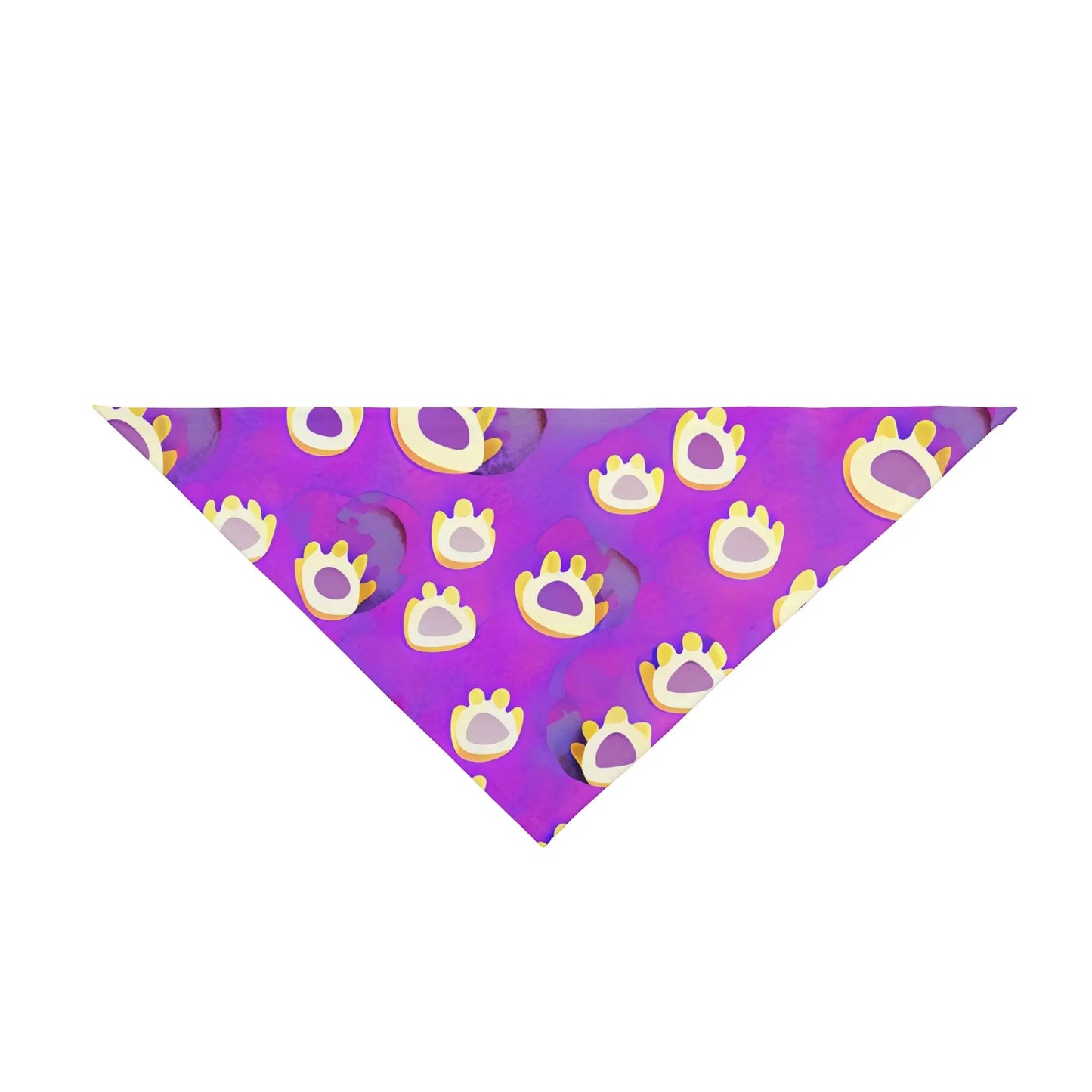 COLORFUL PAW PRINTS Pet Bandana - Premium Pet Bandana from The Wishful Fish - Just $22! Shop now at The Wishful Fish