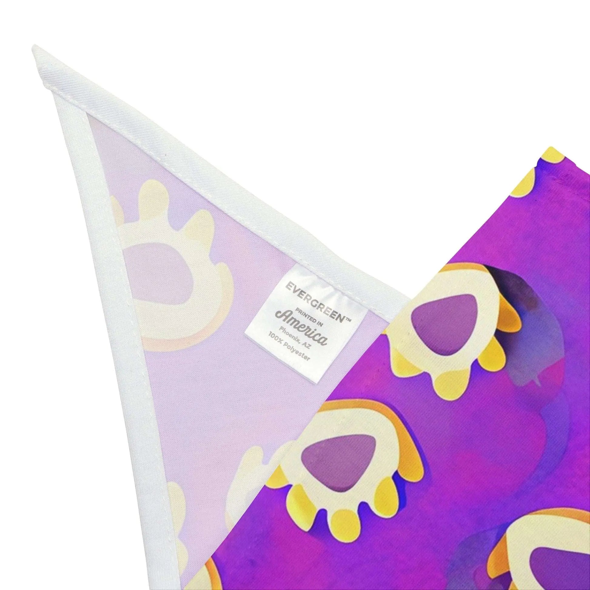 COLORFUL PAW PRINTS Pet Bandana - Premium Pet Bandana from The Wishful Fish - Just $22! Shop now at The Wishful Fish