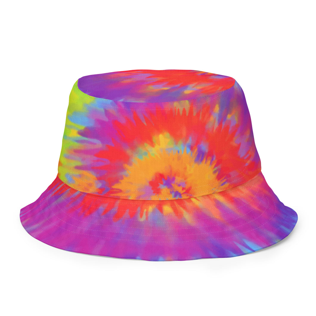 COOL TIE DYE Reversible Bucket Hat - Premium Bucket Hat from The Wishful Fish - Just $27! Shop now at The Wishful Fish