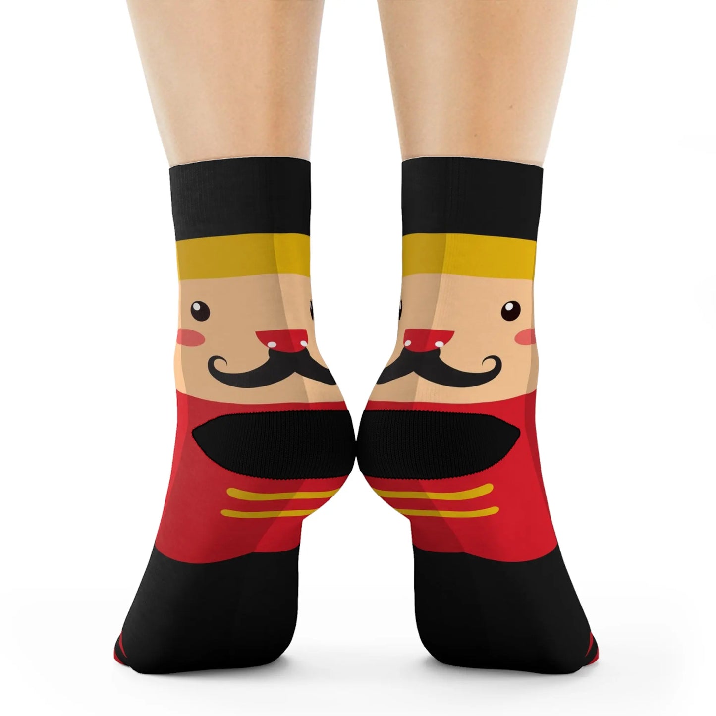 Christmas Nutcracker Crew Socks - Premium All Over Prints from Printify - Just $31.94! Shop now at The Wishful Fish