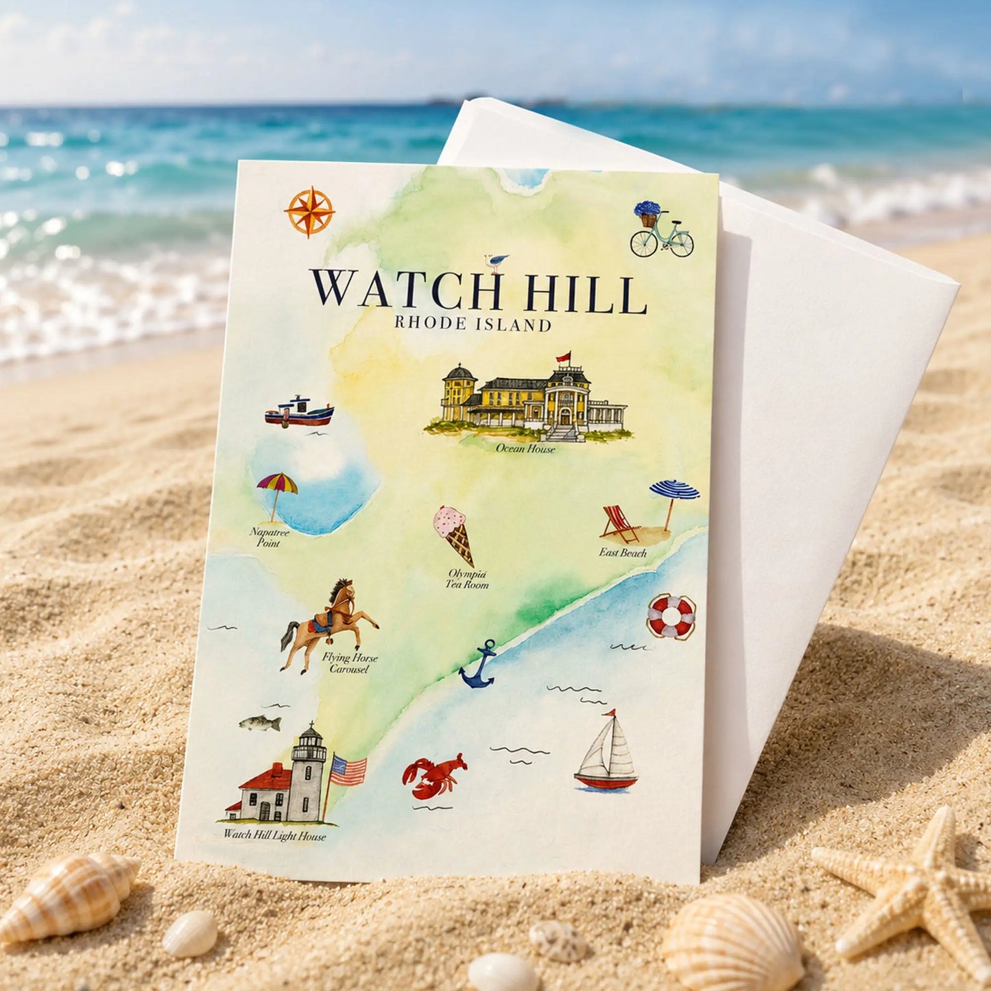 A Seaside Hello. SHOP Now at The Wishful Fish