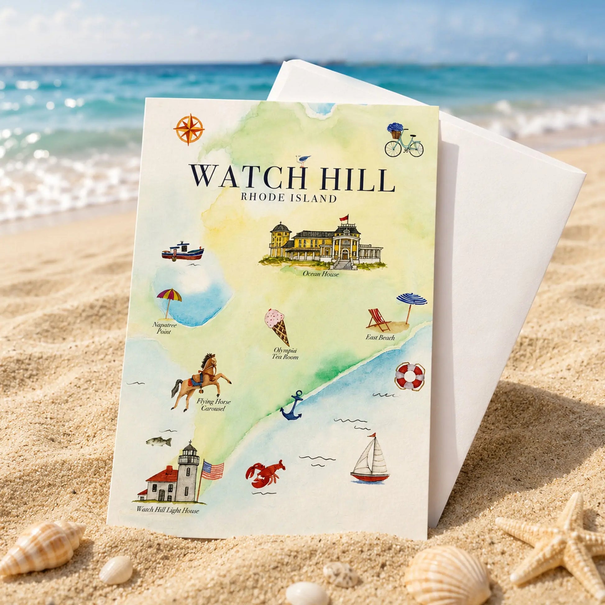 A Seaside Hello. SHOP Now at The Wishful Fish