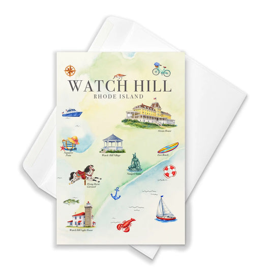 A Card That Captures the Watch Hill Coast. SHOP Now at The Wishful Fish