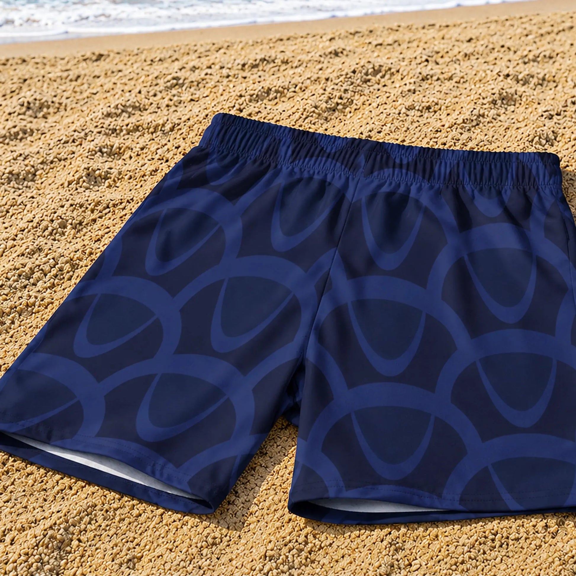 EAST BEACH Watch Hill, RI Surfer Swim Trunks — East Beach Coastal Style! The Wishful Fish