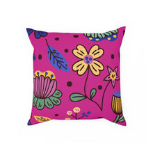 Load image into Gallery viewer, FIELD FLOWERS Throw Pillow - Premium Throw Pillow from The Wishful Fish - Just $22! Shop now at The Wishful Fish
