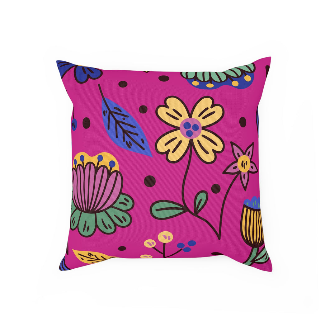 FIELD FLOWERS Throw Pillow - Premium Throw Pillow from The Wishful Fish - Just $22! Shop now at The Wishful Fish