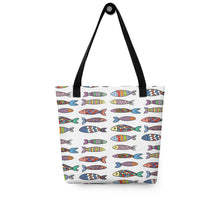 Load image into Gallery viewer, FISHY FUN Tote Bag - Premium Tote Bag from The Wishful Fish - Just $38! Shop now at The Wishful Fish
