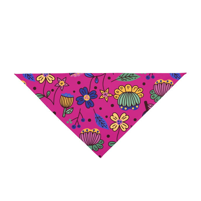 FUN FLOWERS Pet Bandana - Premium Pet Bandana from The Wishful Fish - Just $22! Shop now at The Wishful Fish