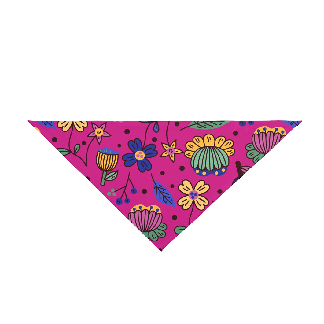 FUN FLOWERS Pet Bandana - Premium Pet Bandana from The Wishful Fish - Just $22! Shop now at The Wishful Fish