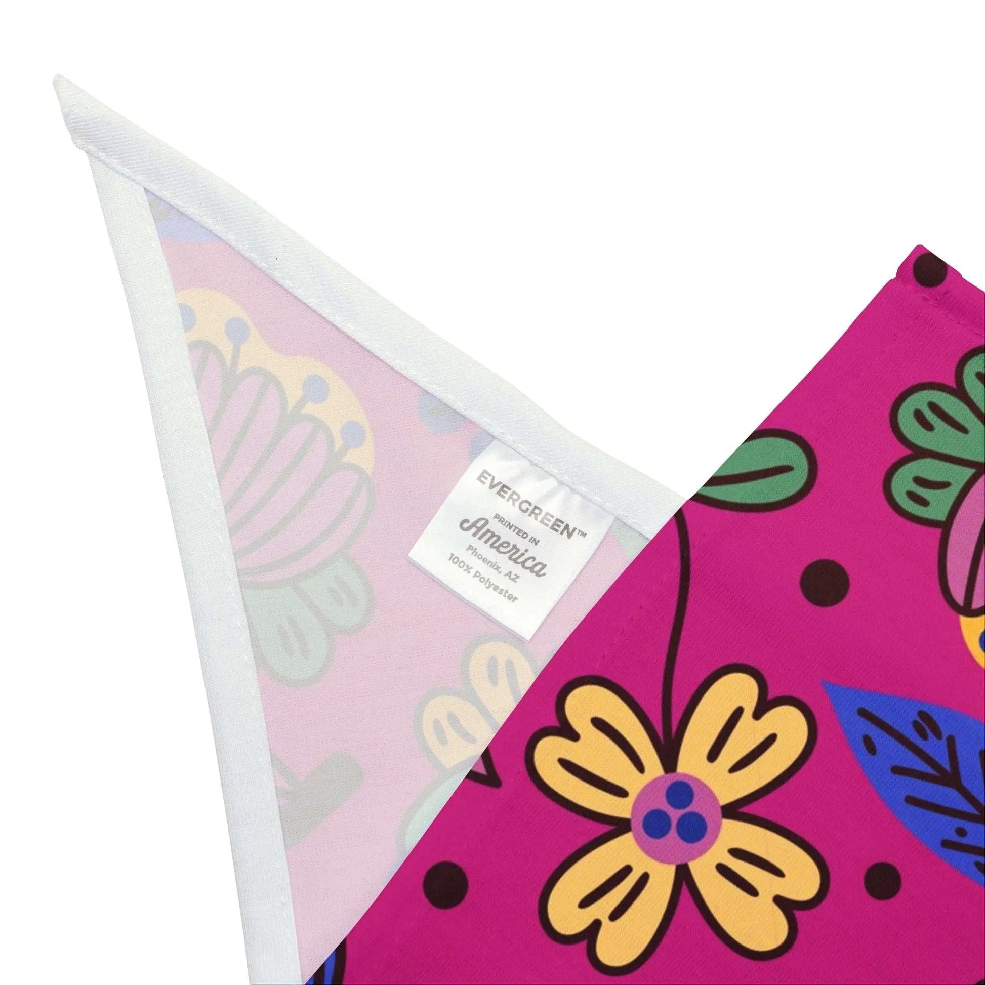 FUN FLOWERS Pet Bandana - Premium Pet Bandana from The Wishful Fish - Just $22! Shop now at The Wishful Fish