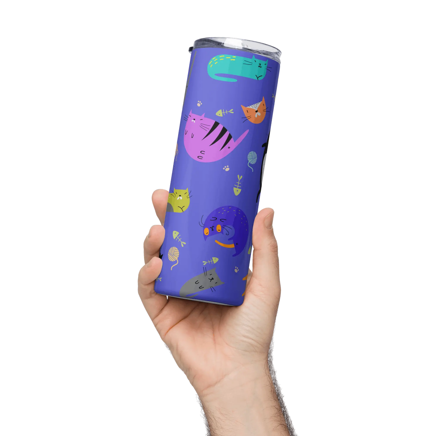 FUNKY CATS Stumbler Tumbler - Premium Tumbler from The Wishful Fish - Just $28.50! Shop now at The Wishful Fish