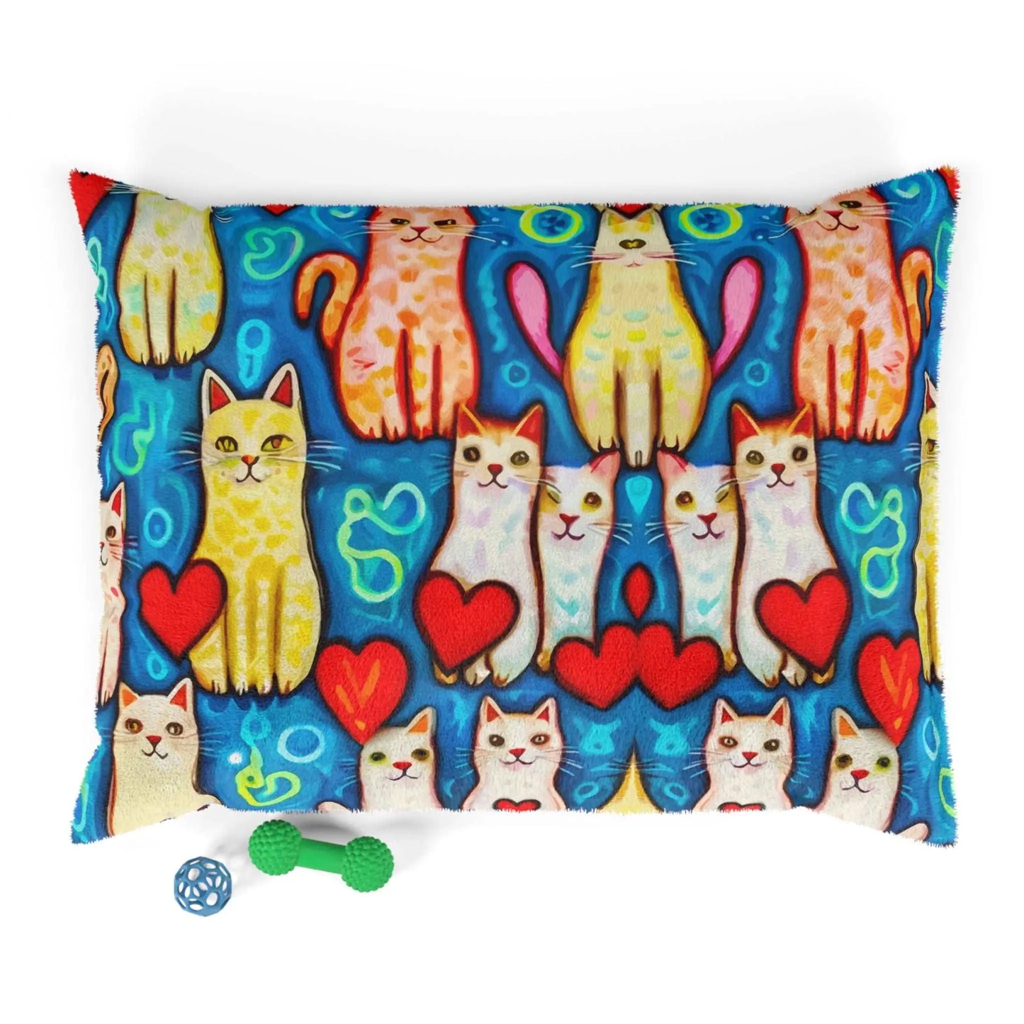 FURRY FRIENDS Cat Pillow Bed - Premium Pillow Bed from The Wishful Fish - Just $46! Shop now at The Wishful Fish
