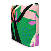 Load image into Gallery viewer, GARDEN VIBES Large Tote Bag - Premium Tote Bag from The Wishful Fish - Just $38.50! Shop now at The Wishful Fish
