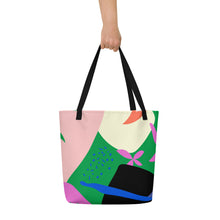 Load image into Gallery viewer, GARDEN VIBES Large Tote Bag - Premium Tote Bag from The Wishful Fish - Just $38.50! Shop now at The Wishful Fish
