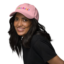 Load image into Gallery viewer, GIRLS RULE Baseball Cap - Premium Baseball Cap from The Wishful Fish - Just $27! Shop now at The Wishful Fish
