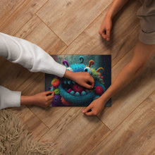 Load image into Gallery viewer, HAPPY MONSTER Jigsaw Puzzle - Premium Jigsaw Puzzle from The Wishful Fish - Just $38! Shop now at The Wishful Fish
