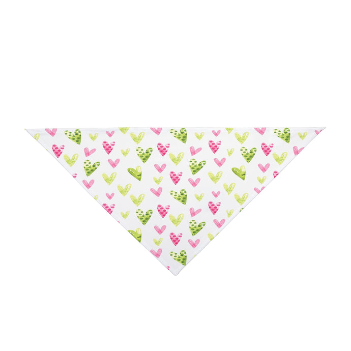 HEARTS Pet Bandana - Premium Pet Bandana from The Wishful Fish - Just $22! Shop now at The Wishful Fish