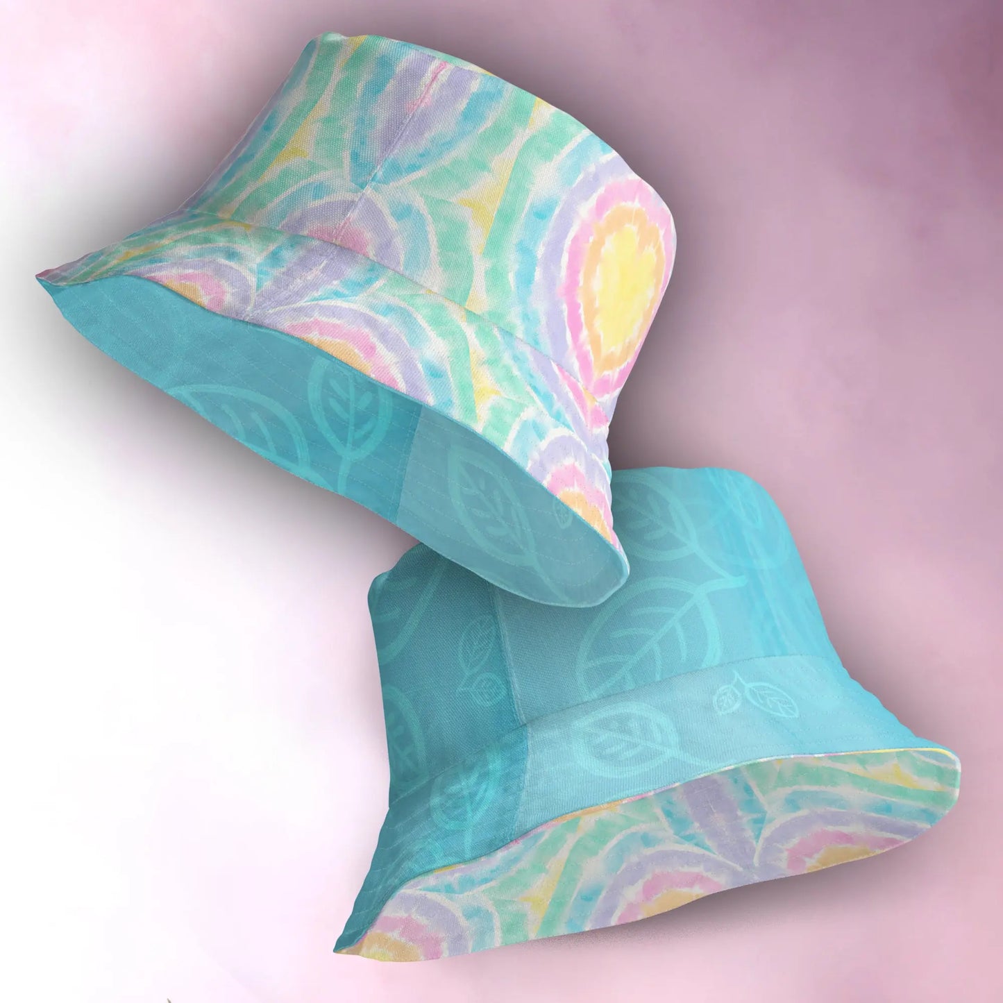 HEARTS TIE DYE Reversible Bucket Hat - Premium Bucket Hat from The Wishful Fish - Just $28! Shop now at The Wishful Fish