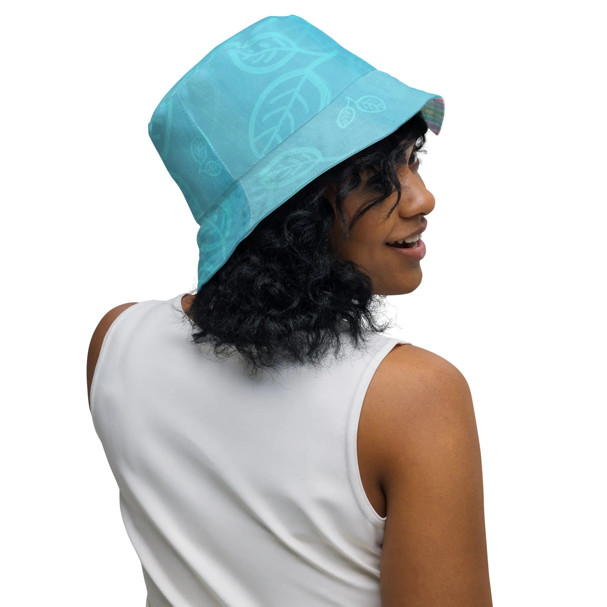 HEARTS TIE DYE Reversible Bucket Hat - Premium Bucket Hat from The Wishful Fish - Just $28! Shop now at The Wishful Fish