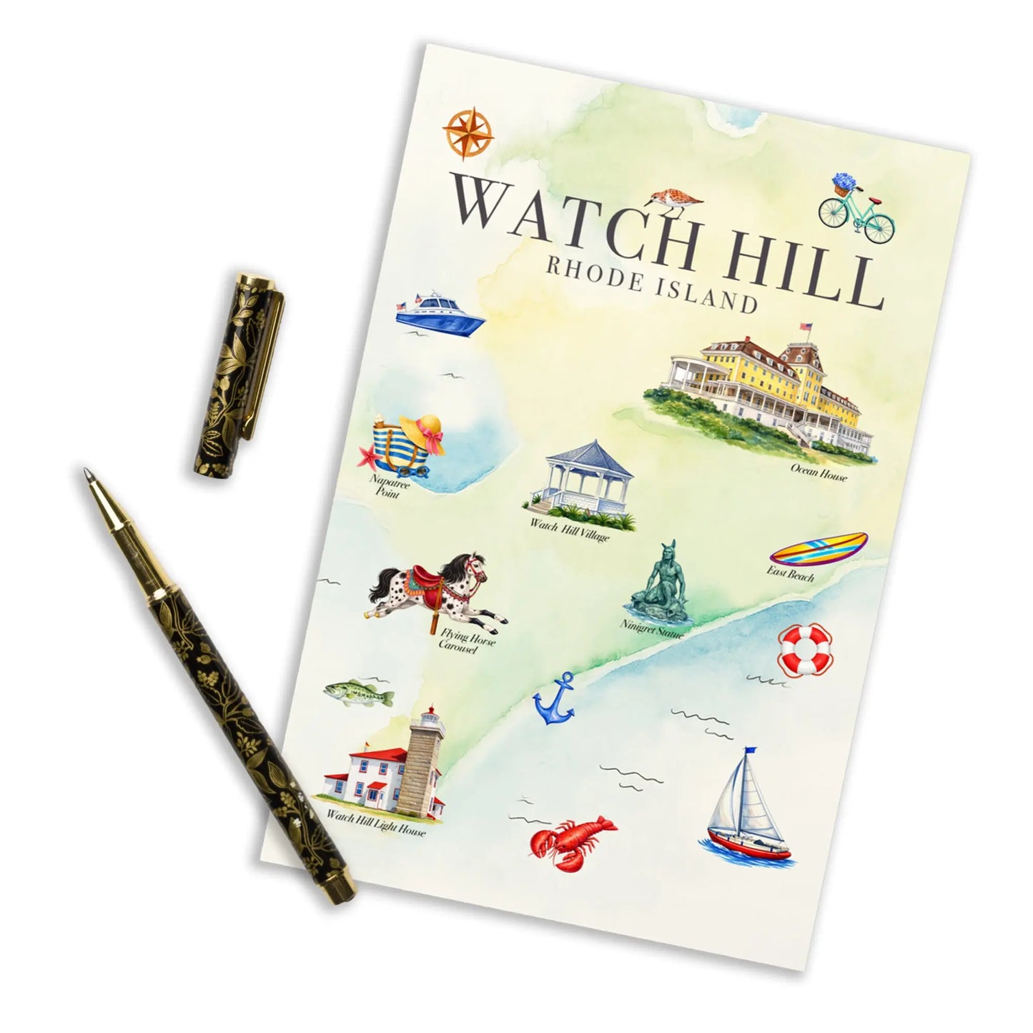 A Seaside Hello from the Hill. SHOP Now at The Wishful Fish