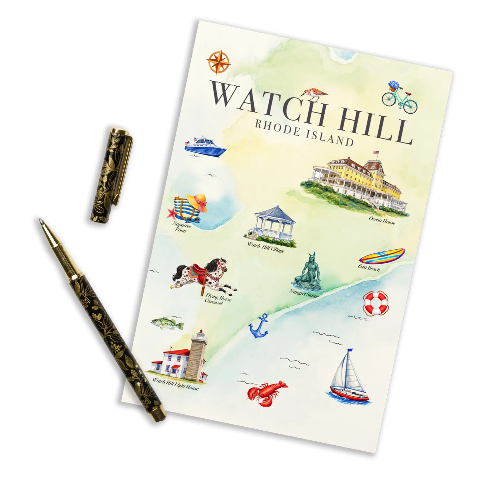 A Seaside Hello from the Hill. SHOP Now at The Wishful Fish