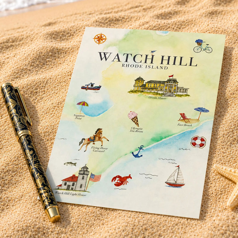 A Seaside Hello from the Hill. SHOP Now at The Wishful Fish