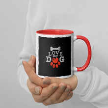 Load image into Gallery viewer, I LOVE MY DOG Mug - Premium Mug from The Wishful Fish - Just $20! Shop now at The Wishful Fish
