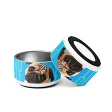 Load image into Gallery viewer, I LOVE MY PUG Pet Bowl - Premium Pet Bowl from The Wishful Fish - Just $37! Shop now at The Wishful Fish
