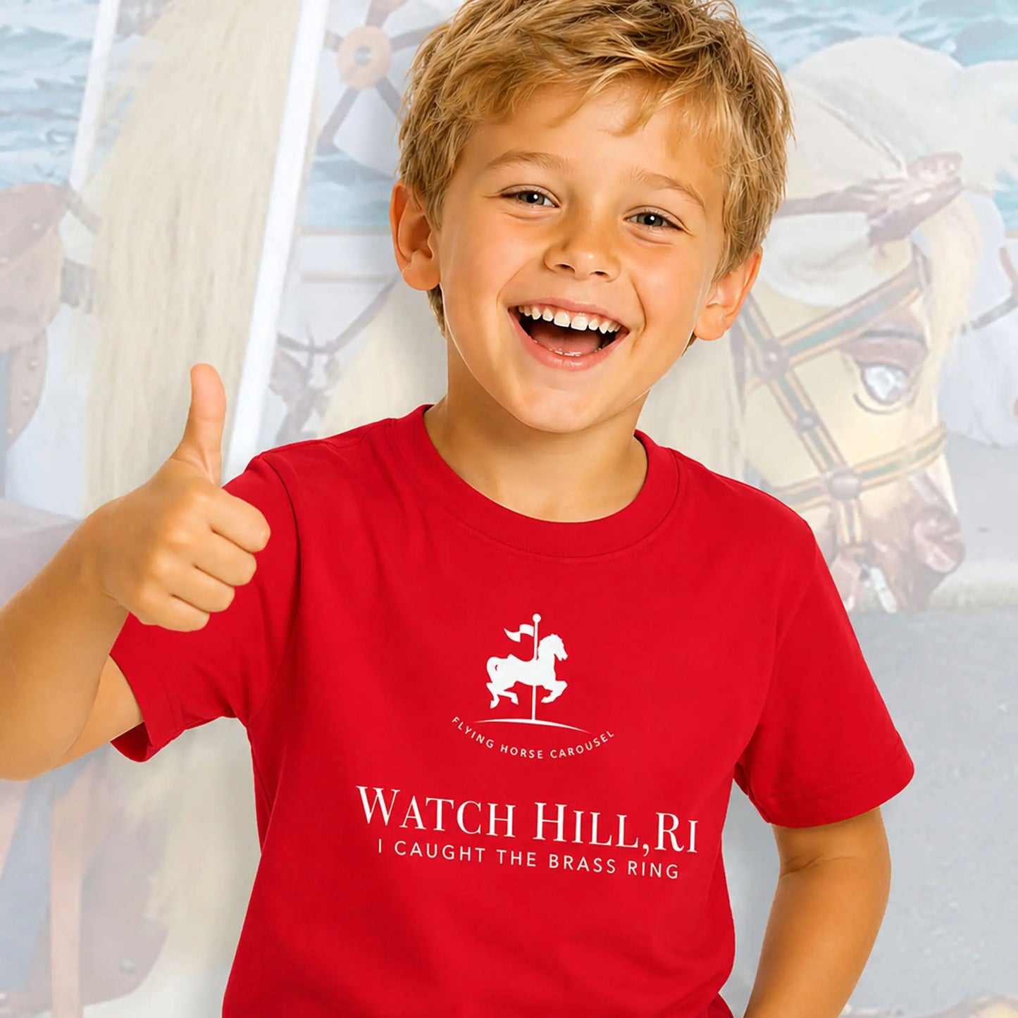 A Flying Horse Carousel Memory. SHOP Now at The Wishful Fish