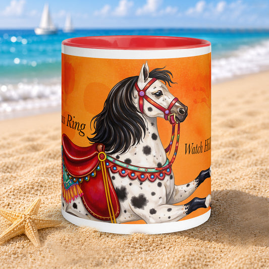 I CAUGHT THE BRASS RING Mug — A Watch Hill Carousel Classic! SHOP Now at The Wishful Fish
