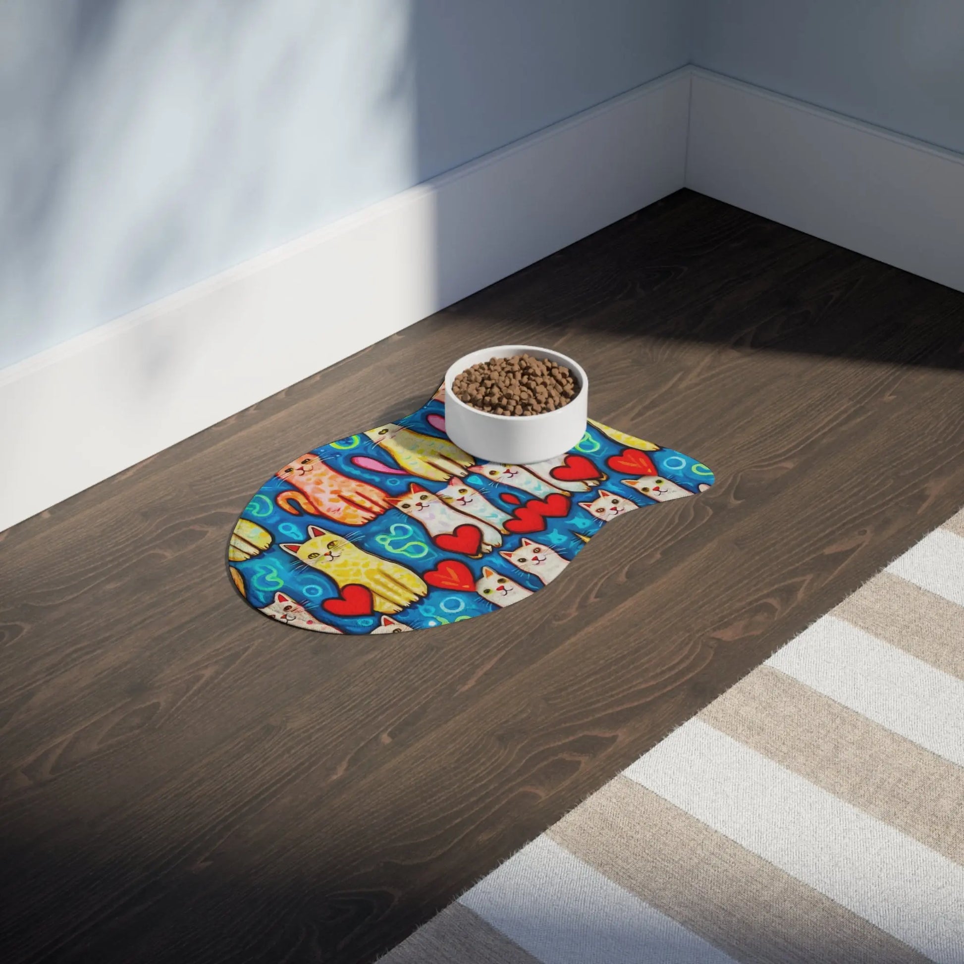 I'M HUNGRY Cat Pet Bowl Mat - Premium Pet Bowl Mat from The Wishful Fish - Just $28! Shop now at The Wishful Fish