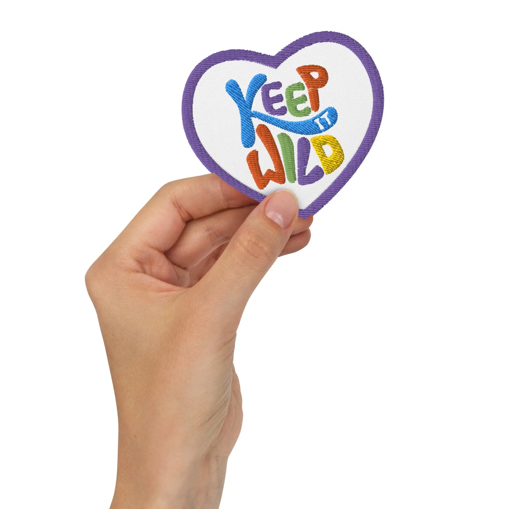KEEP IT WILD Embroidered Patch - Premium Embroidered Patch from The Wishful Fish - Just $18! Shop now at The Wishful Fish