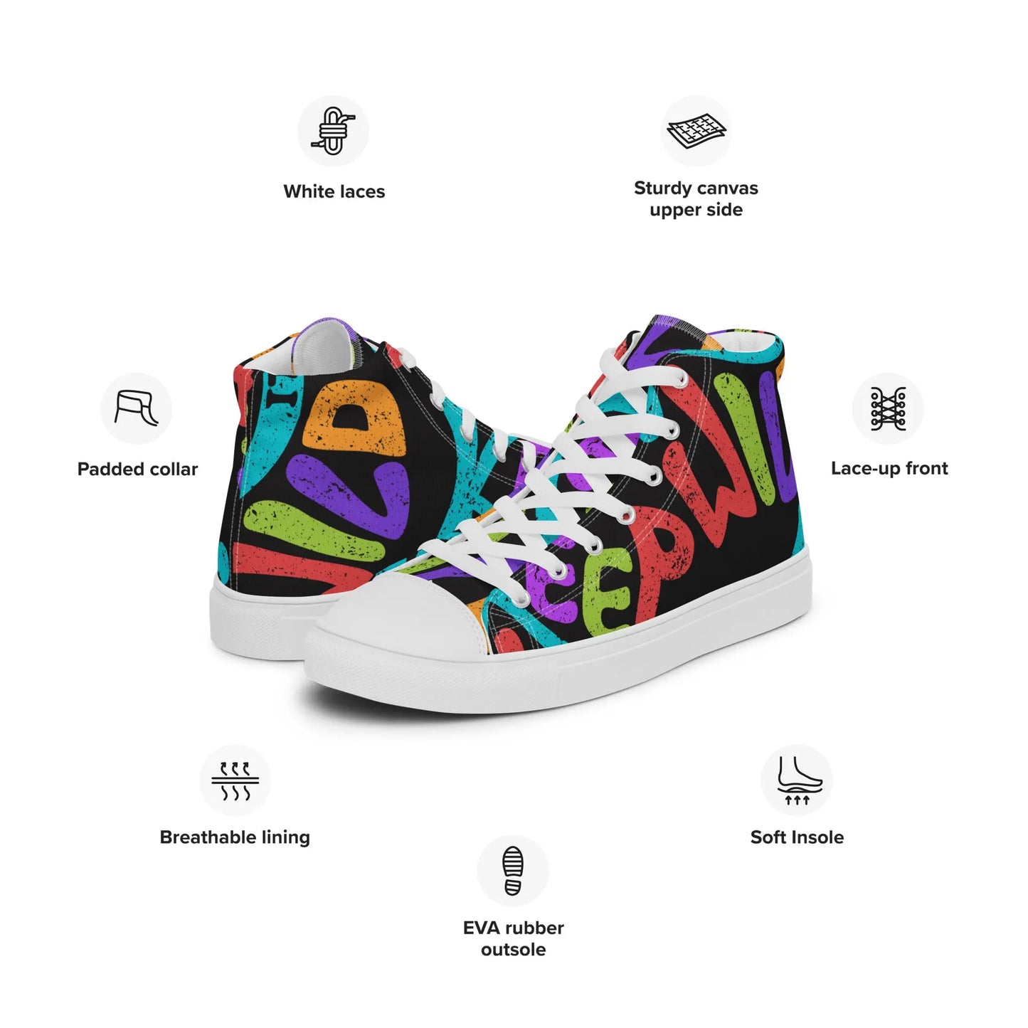 KEEP IT WILD Girls High Top Shoes - Premium High Top Shoes from The Wishful Fish - Just $63! Shop now at The Wishful Fish