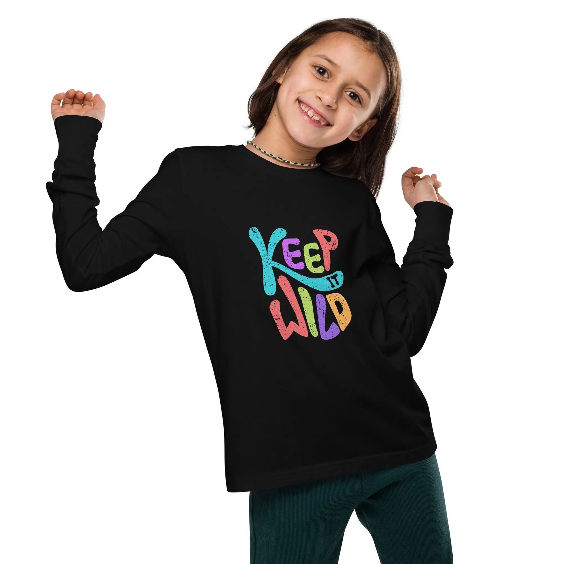 KEEP IT WILD Long Sleeve Shirt - Premium Long Sleeve Shirt from The Wishful Fish - Just $28! Shop now at The Wishful Fish