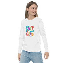 Load image into Gallery viewer, KEEP IT WILD Long Sleeve Shirt - Premium Long Sleeve Shirt from The Wishful Fish - Just $28! Shop now at The Wishful Fish
