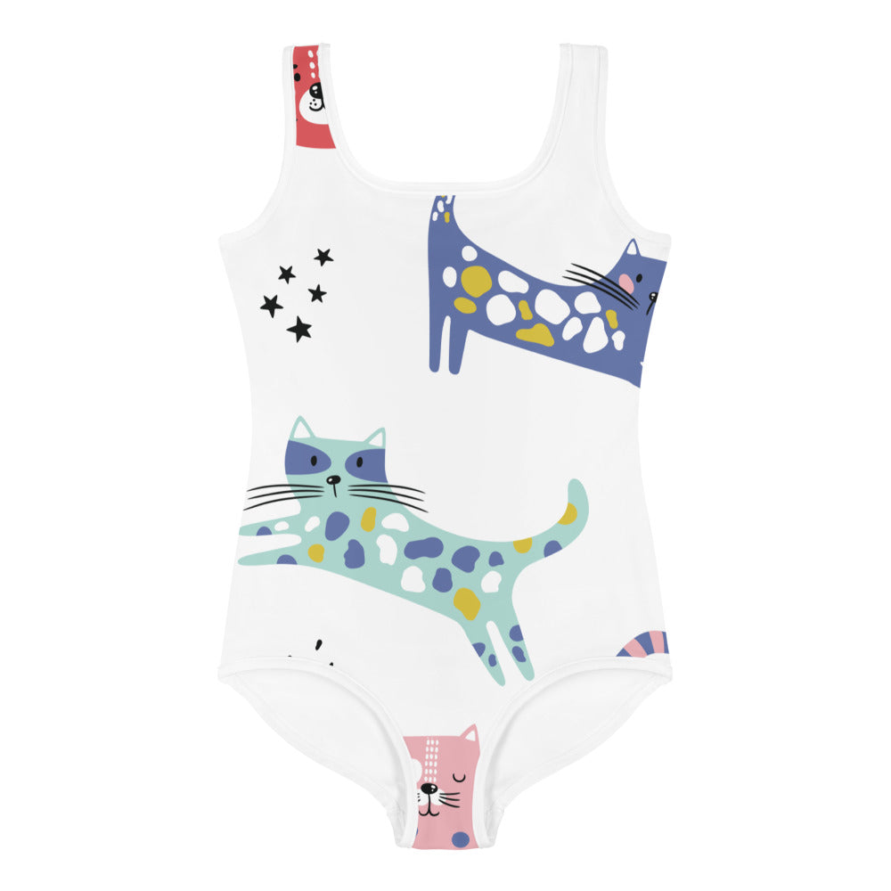 KITTY KAT Girls Swimsuit - Premium Girls Swim Suit from The Wishful Fish - Just $28! Shop now at The Wishful Fish