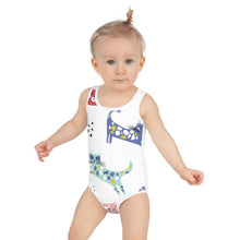 Load image into Gallery viewer, KITTY KAT Girls Swimsuit - Premium Girls Swim Suit from The Wishful Fish - Just $28! Shop now at The Wishful Fish
