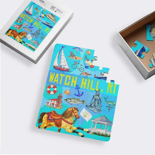 Hands-on activity inspired by coastal charm of Watch Hill. SHOP Now at The Wishful Fish