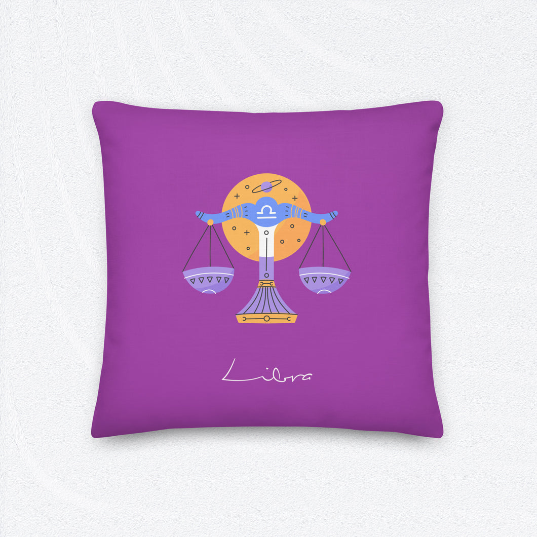 LIBRA Zodiac Pillow - Premium Pillow from The Wishful Fish - Just $29! Shop now at The Wishful Fish