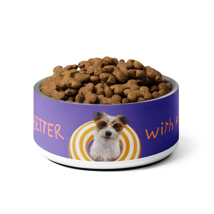 LIFE IS BETTER... Pet Bowl - Premium Pet Bowl from The Wishful Fish - Just $37! Shop now at The Wishful Fish