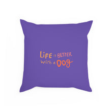 Load image into Gallery viewer, LIFE IS BETTER Throw Pillow - Premium Throw Pillow from The Wishful Fish - Just $22! Shop now at The Wishful Fish
